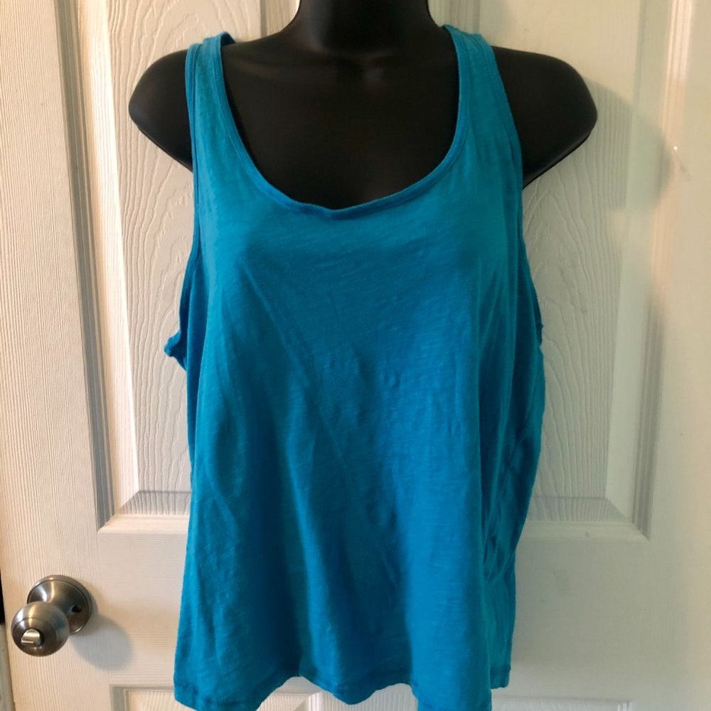 NY&Co. Blue Womans Tank Top Size Large